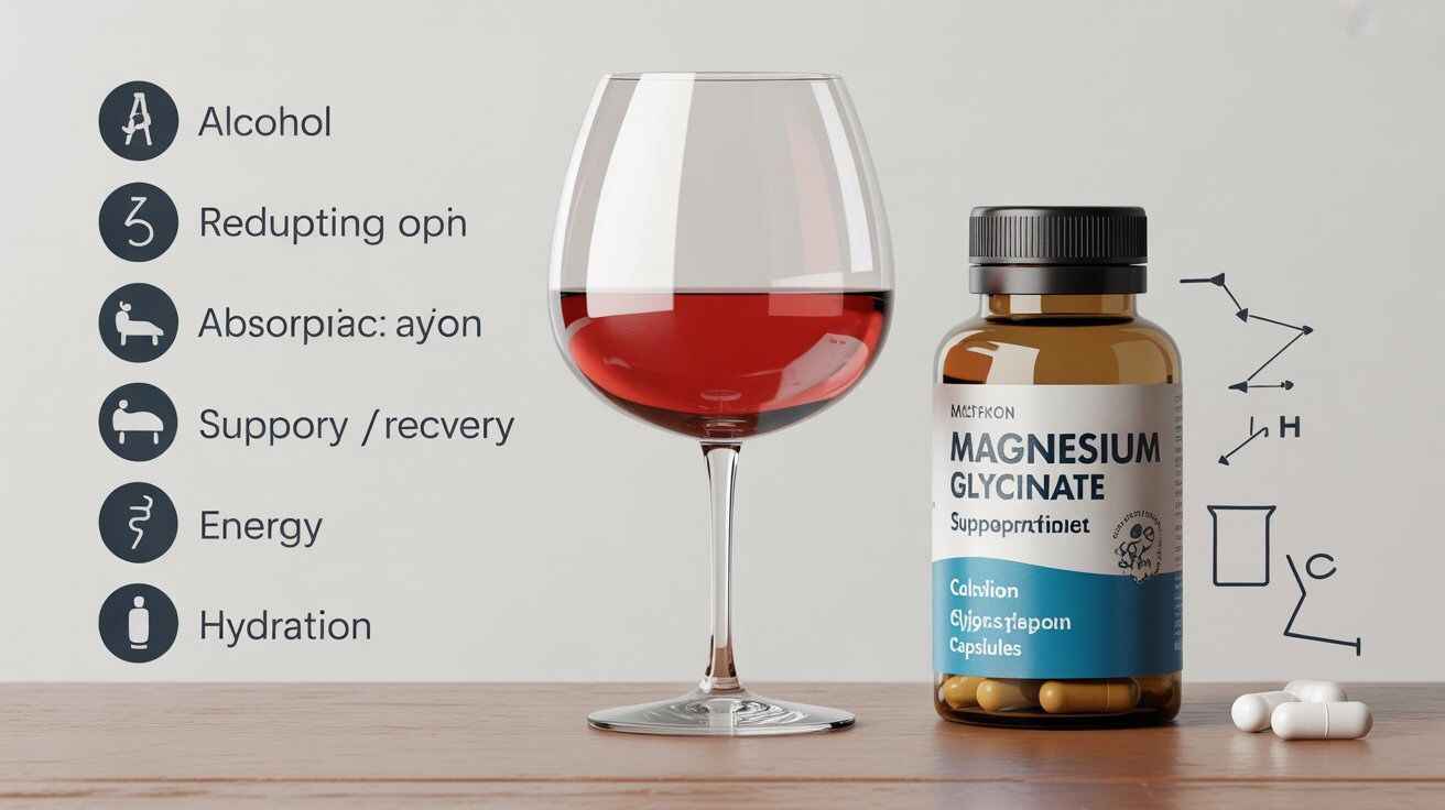 Can you take magnesium glycinate with alcohol