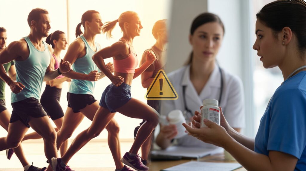 “Active adults and athletes benefiting from magnesium malate with medical guidance for those with health conditions or pregnancy.”