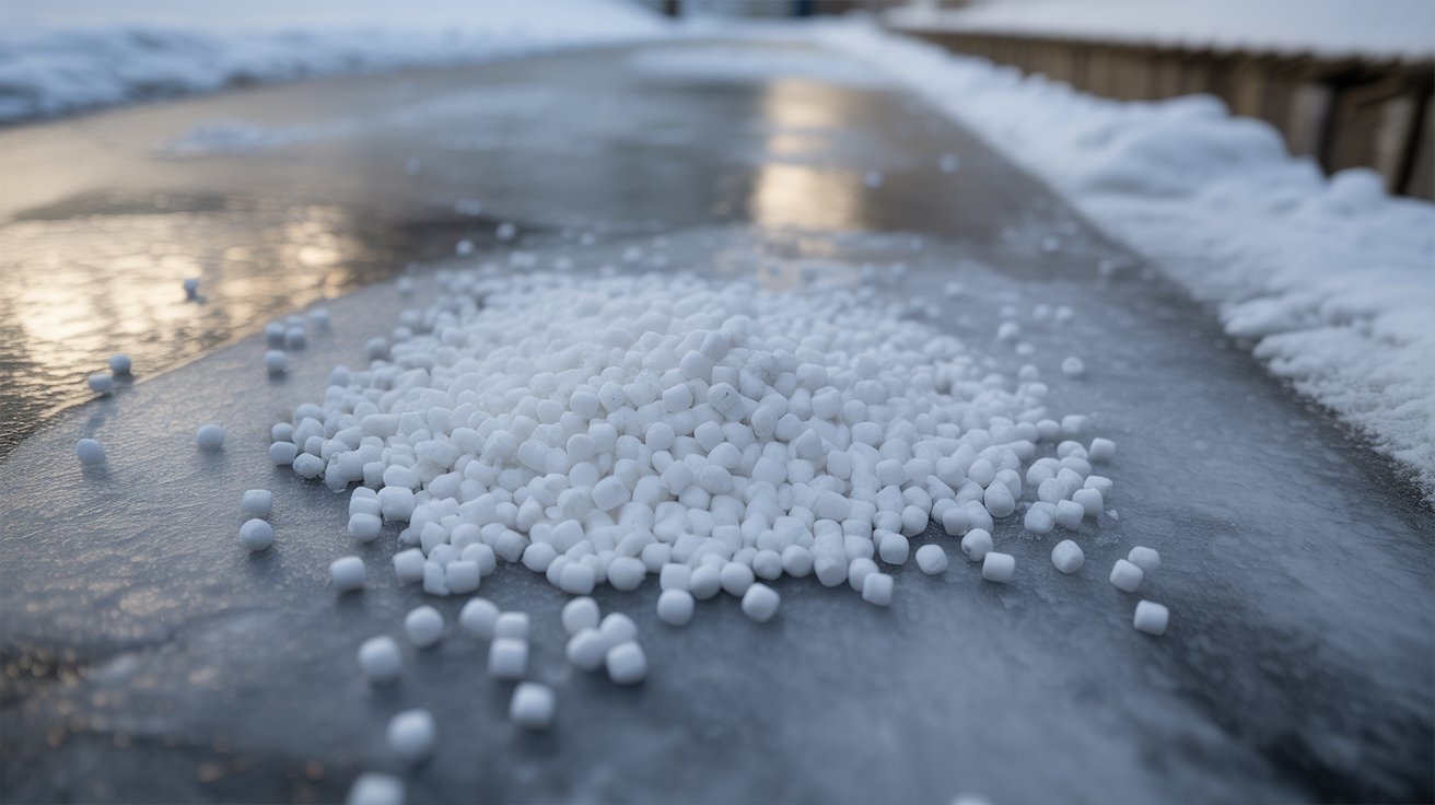 Magnesium chloride pellets